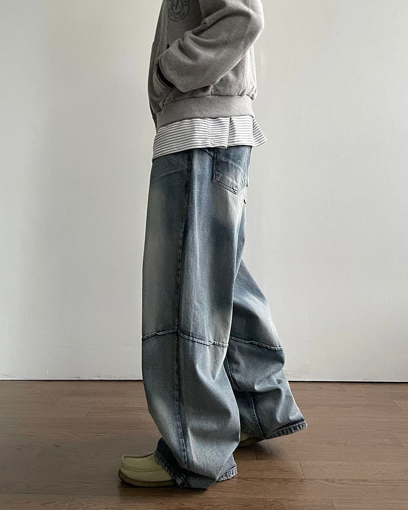 Blly Washing Denim Pants