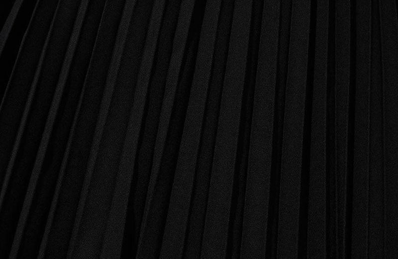 DOUBLE MOOD WRAP PLEATED SKIRT