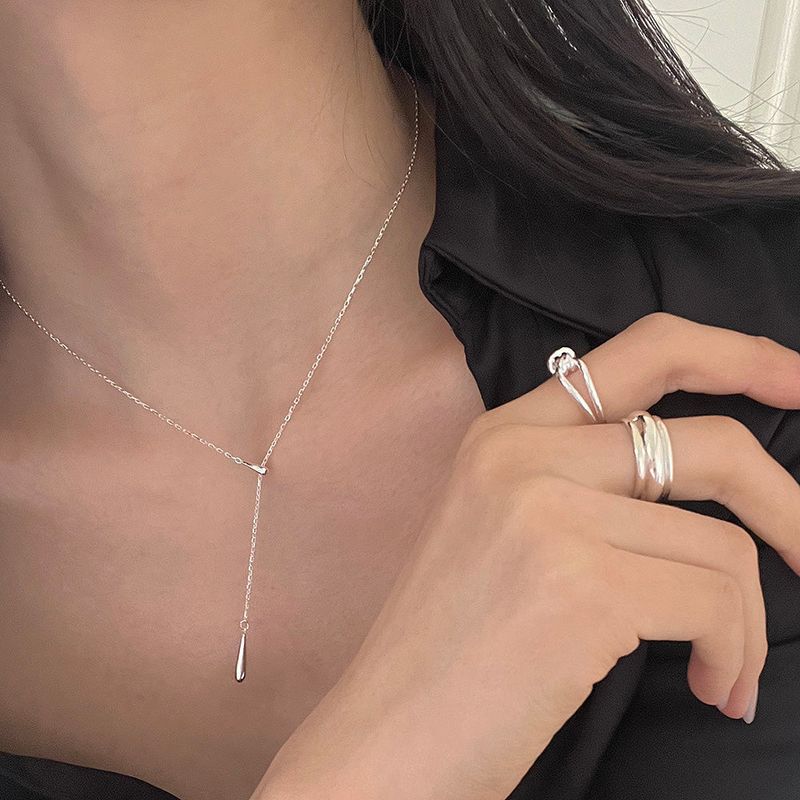 MOSXE（モスクス）の「[92.5 silver] Tear drop necklace（Accessories）」