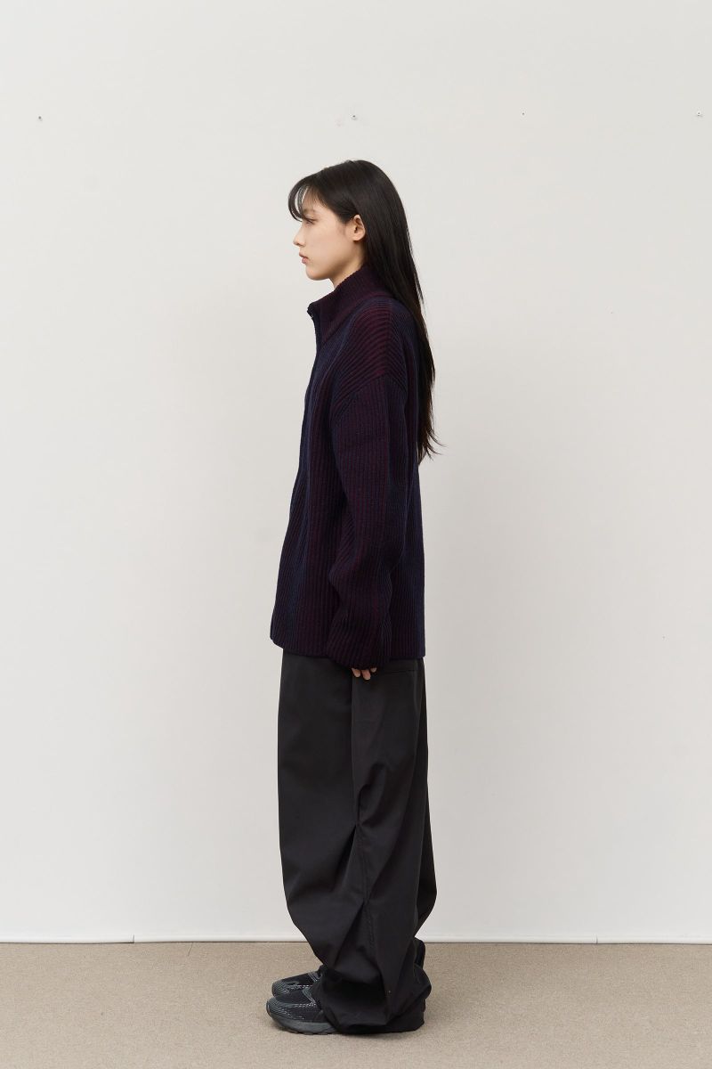 Meen Knitted Zip Up