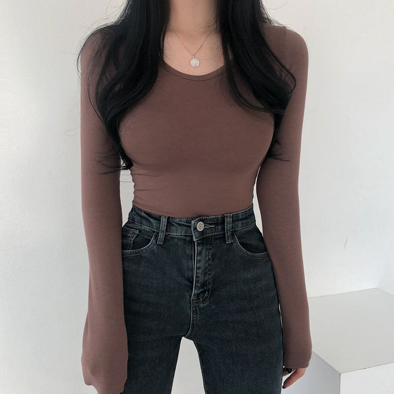 フリースドスクープネックトップ