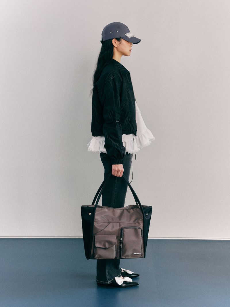 Tidi Cargo Bag (Grey+Black)