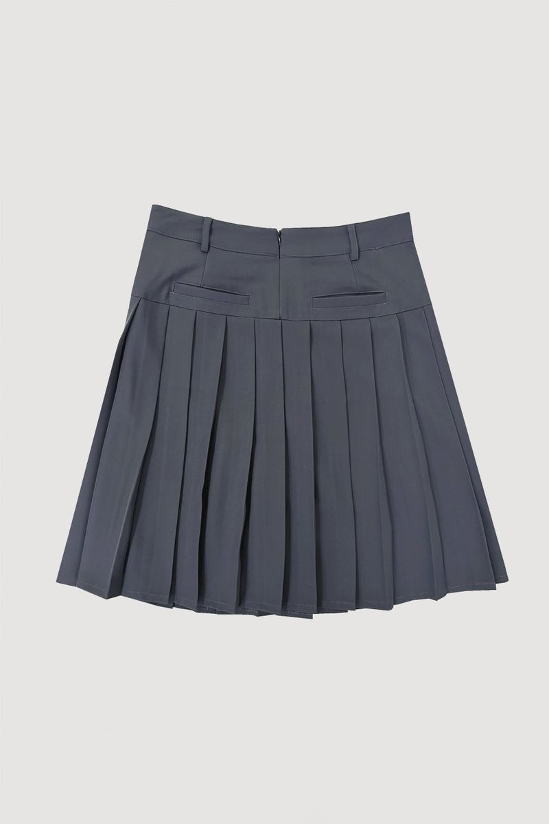 PLEATED MIDI SKIRT