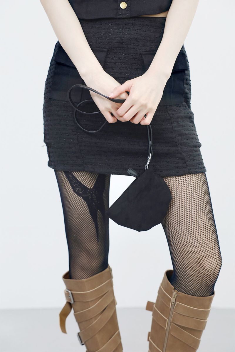 NONCODE（ノンコード）の「Romean Suede Strap Mini Bag（Bags）」
