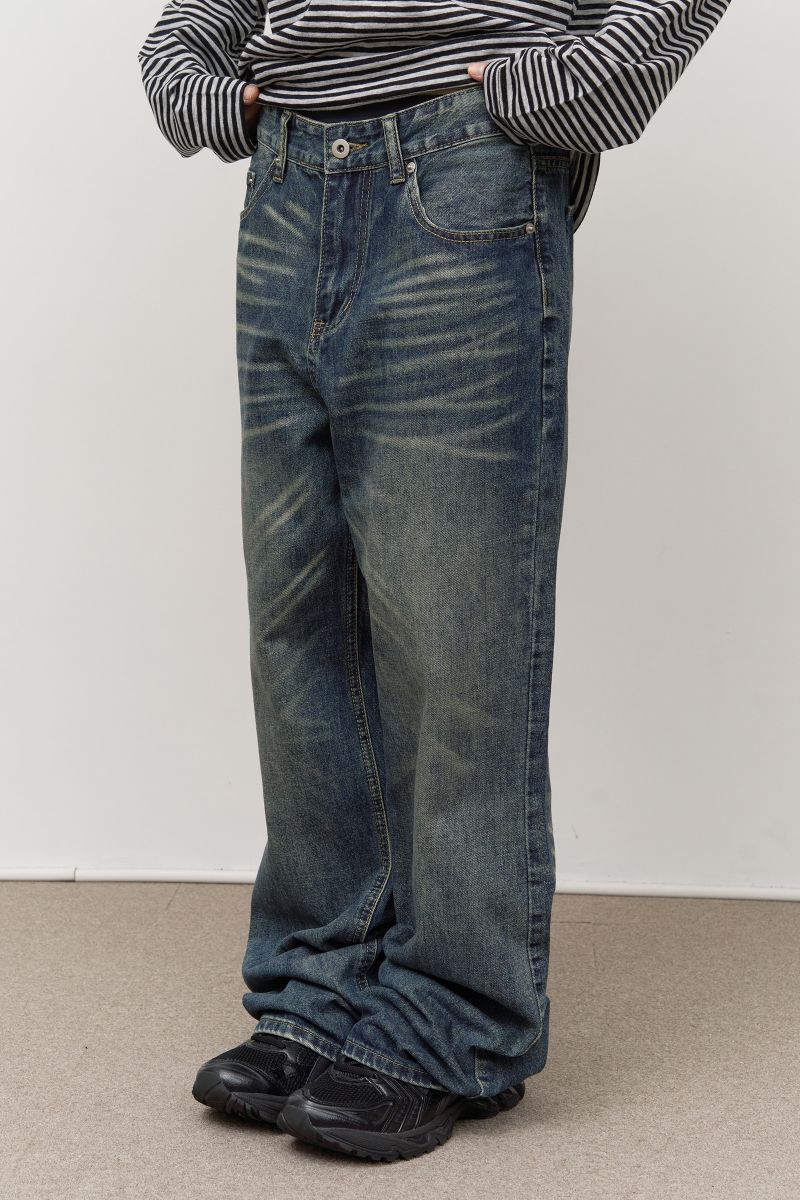 Flask Crack Denim