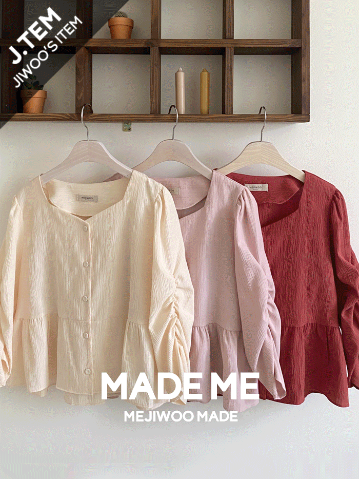 MEJIWOO（ミジウ）の「ハートシャーリングブラウス（Tops）」
