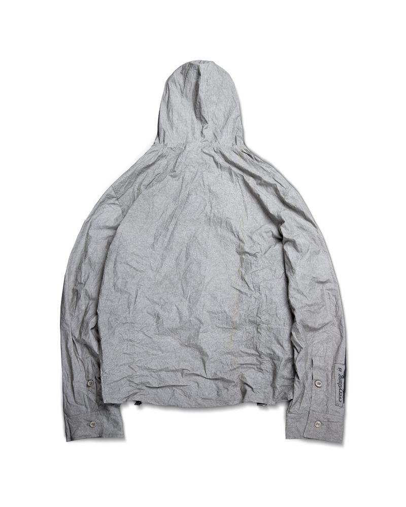 TMPRARY BEIGE HOOD SHIRT