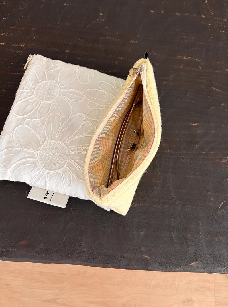Terry tool pouch - lemon