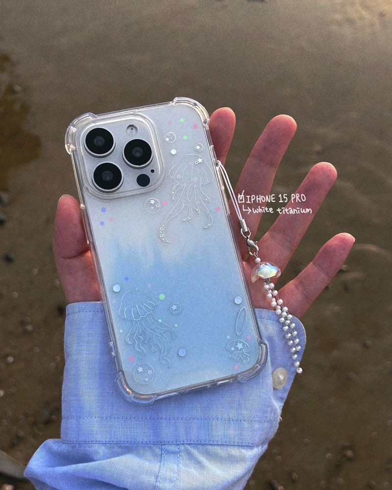bbgr（ビービージーアール）の「ジェリーフィッシュケースセット (Bセット)（スマホグッズ/小物）」