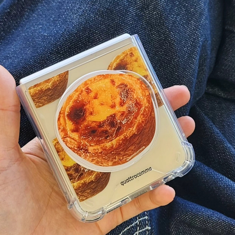egg tart cookie dessert smart tok(sticker type)