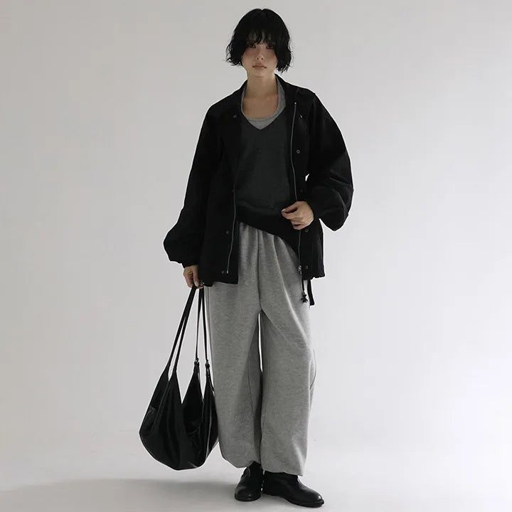 [Adenti] V-Neck Loose-Fit Knit - 5 Colors