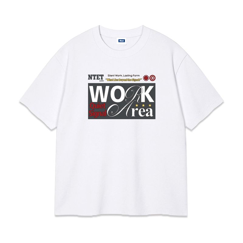 work area over fit t-shirt (2color)