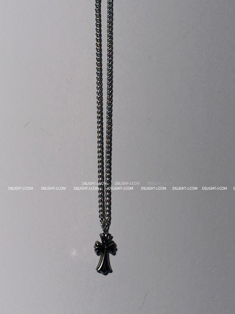 chrome surgical long-necklace
