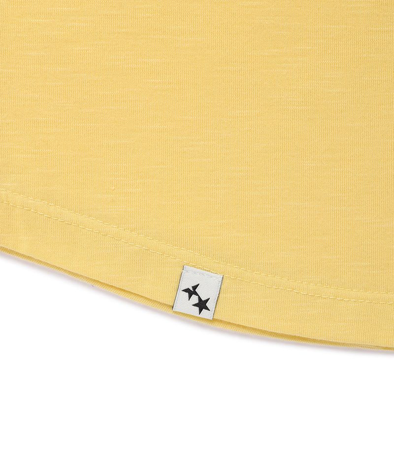 VINTAGE MUSIC RAGLAN TEE YELLOW(CV2GFFT551A)
