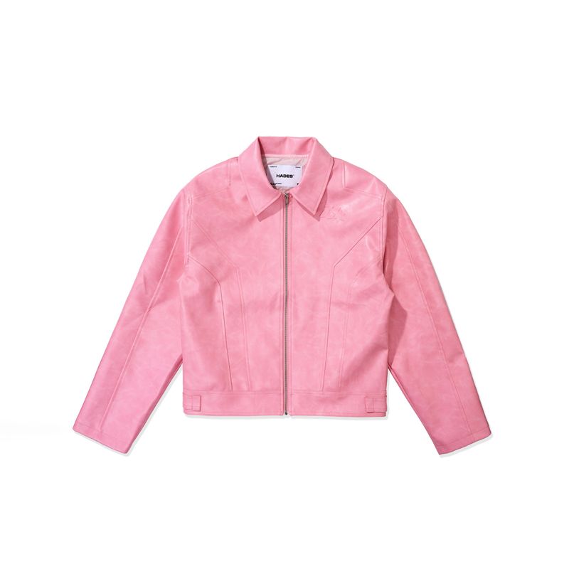 HADES（ハデス）の「HADES PINKIE CREW LEATHER JACKET（Jackets/Outerwear）」