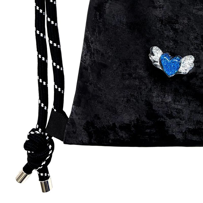 Heart Wings Gym Sack [Blue]