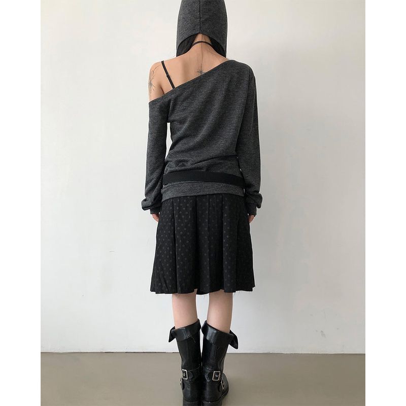Dot Midi Skirt