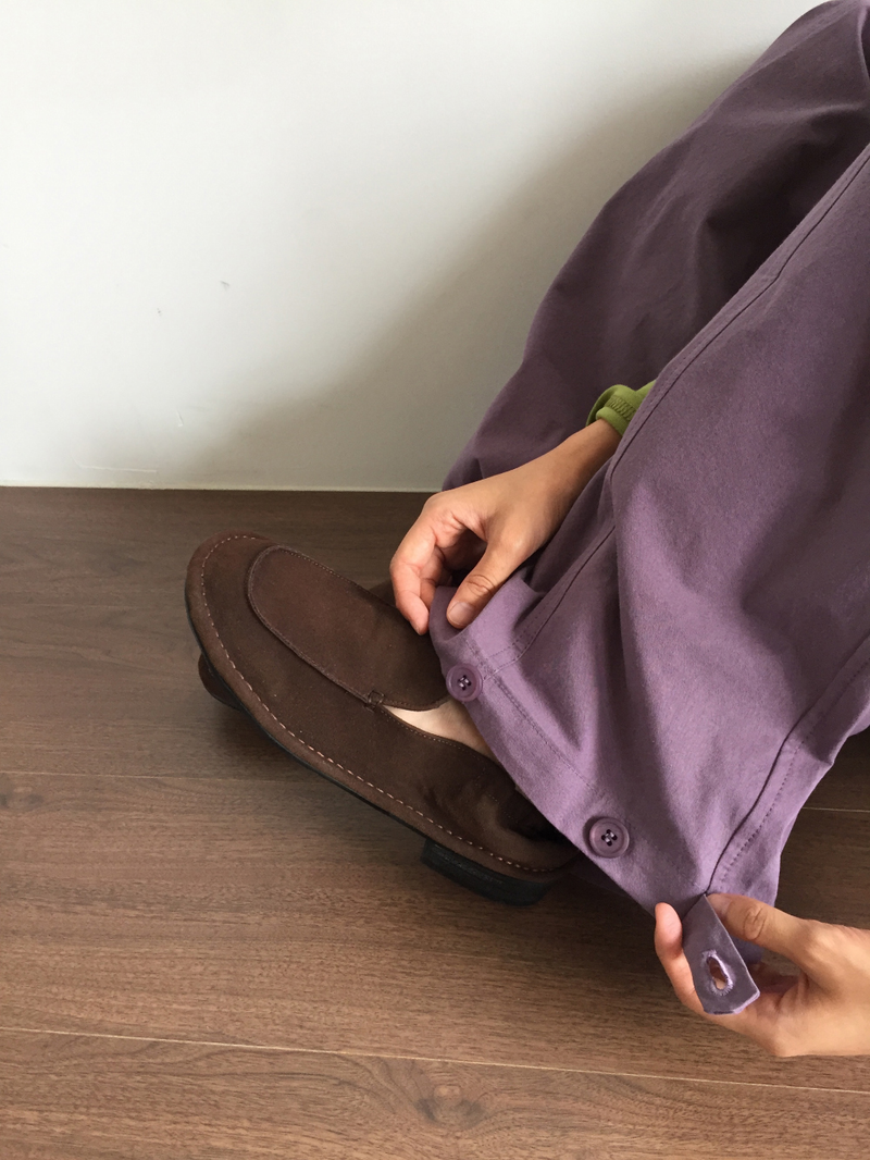 Boya String Button Pants (2color)