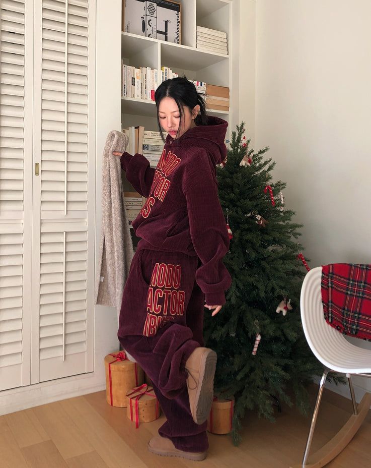 [Mink Fur] ロッテリーベルベットコーデュロイパンツ