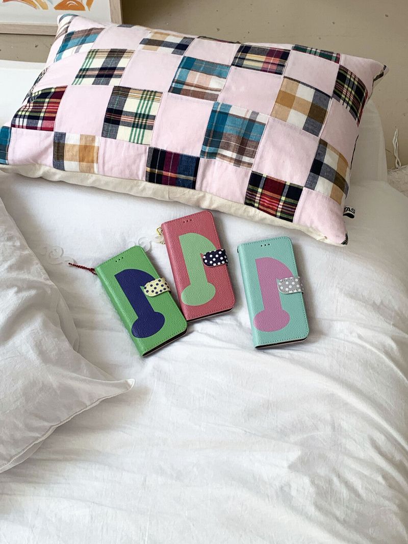 [walletcase] pinkmusicnote