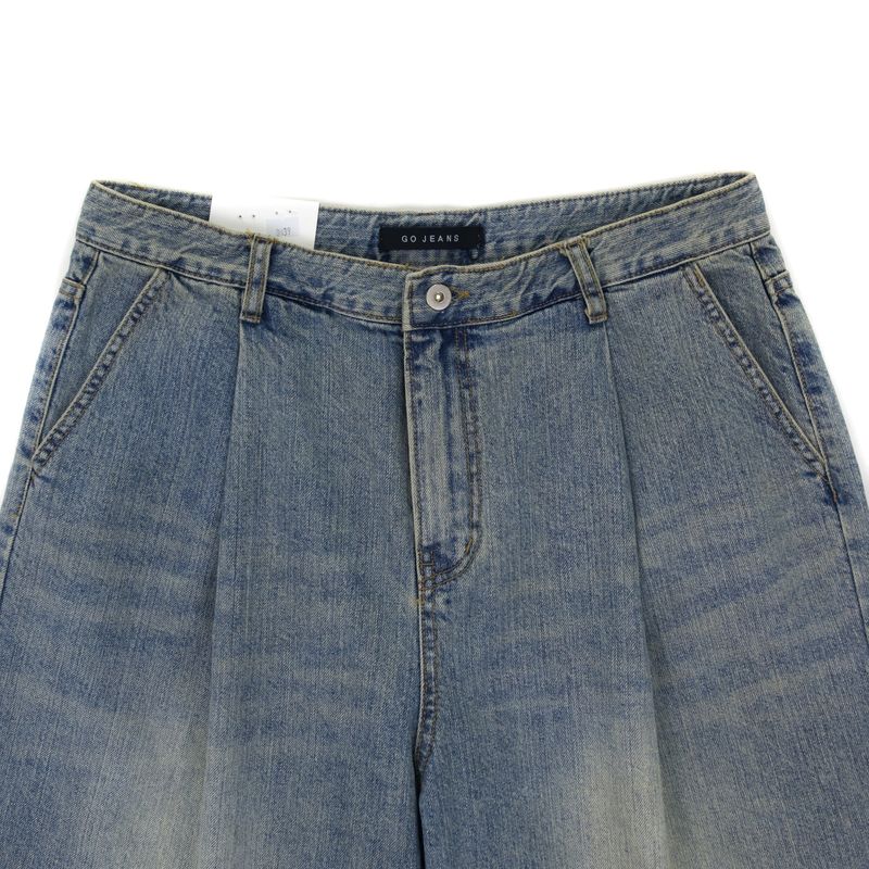 Slub Tin Chung Bermuda Denim