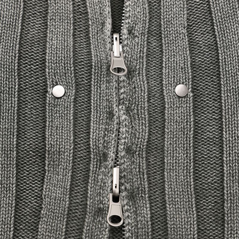 Nex Pigment Knit Zip-up