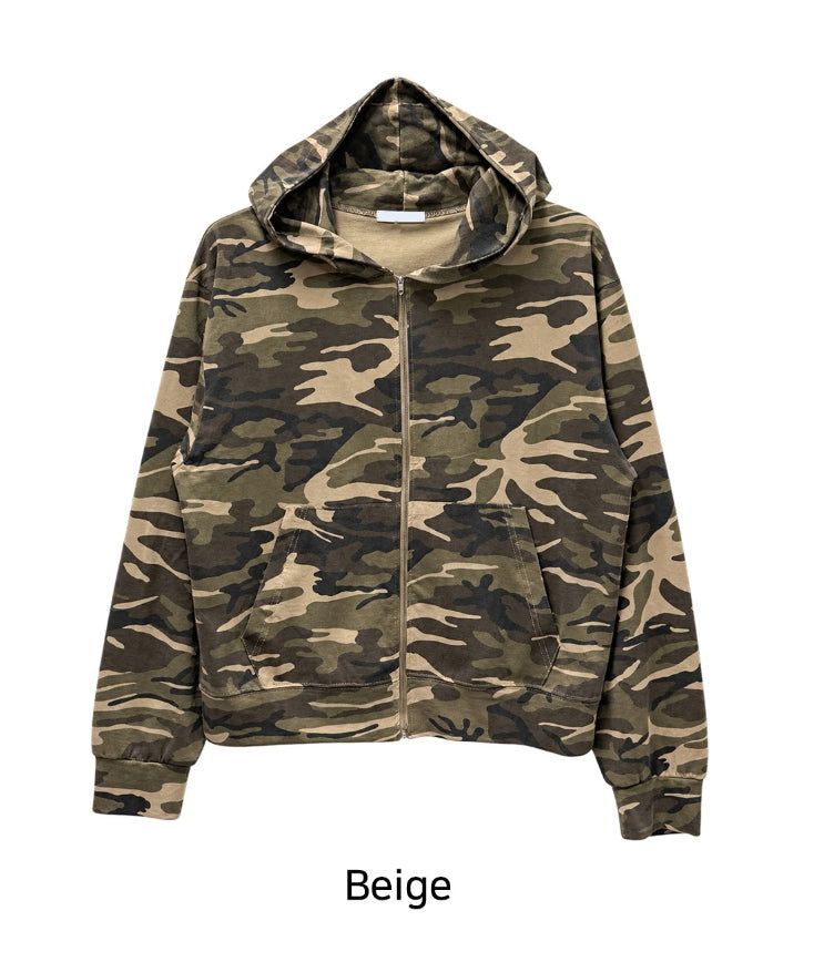 Ferren Camo Light Hood Zip-Up