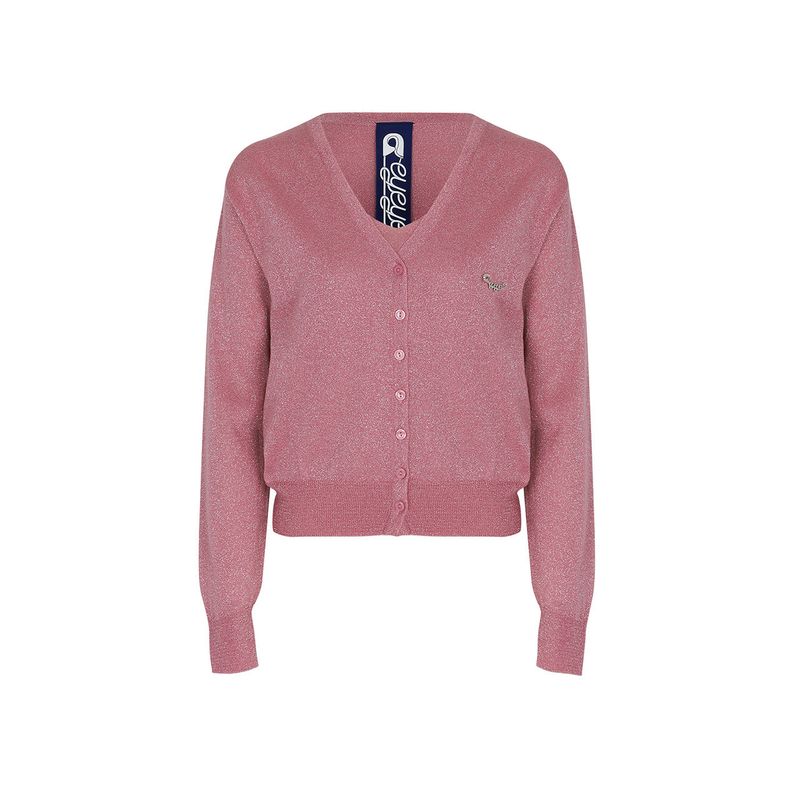 GLITTER KNIT CARDIGAN SET_PINK (EEOO1CDR03W)