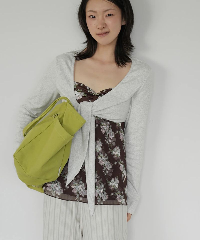 portraitseoul（ポートレイソウル）の「CottonSpan Bolero Top (2sizes) - Melange（Tops）」