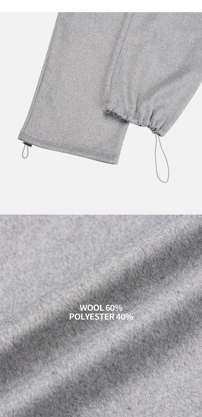 [F/W] Mohair wool banding pants(2color)