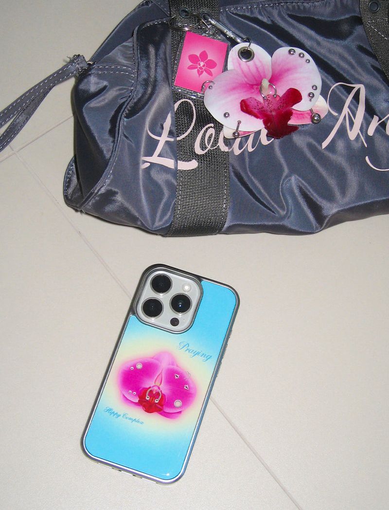 【マグセーフケース】 Aqua Orchid Case