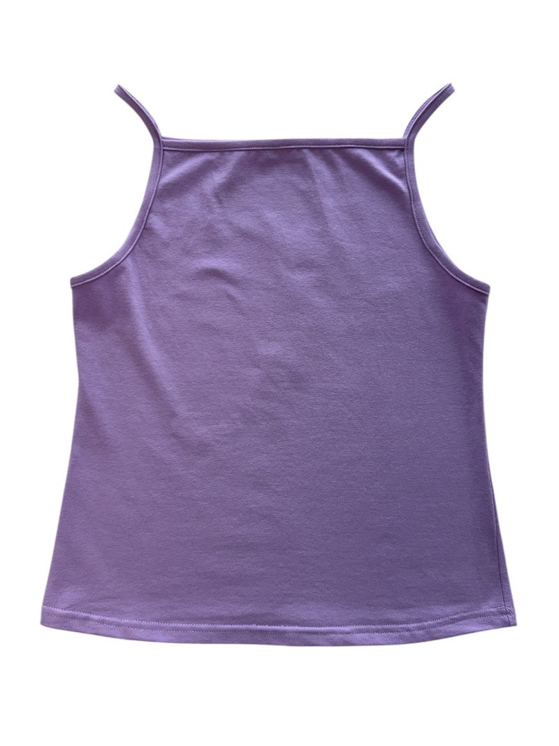 colourful sleeveless top