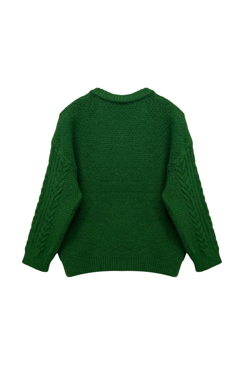 JUICY ROUND KNIT / GREEN