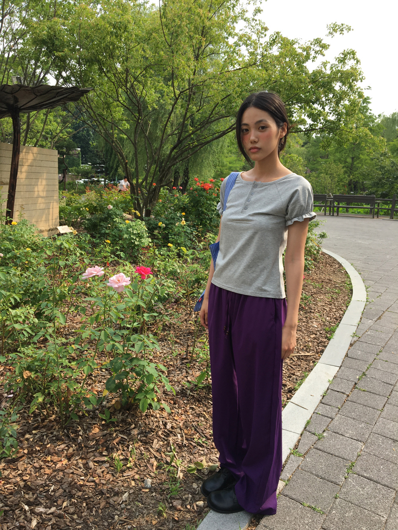 Park Wood String Pants (3color)