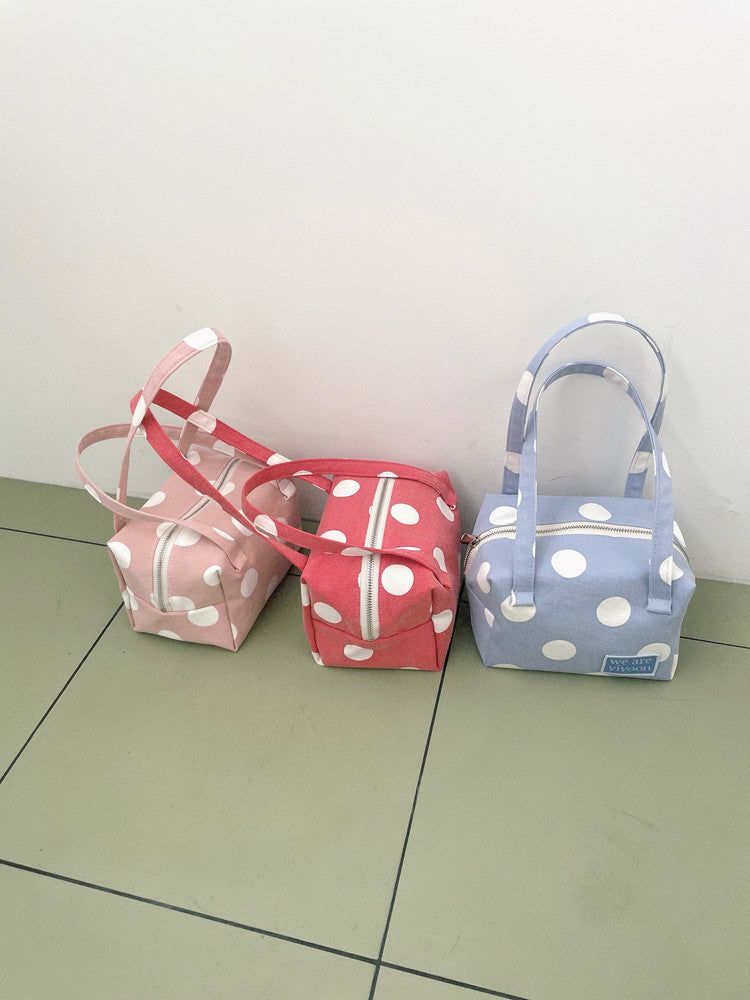 Handy pouch (babyblue dot)