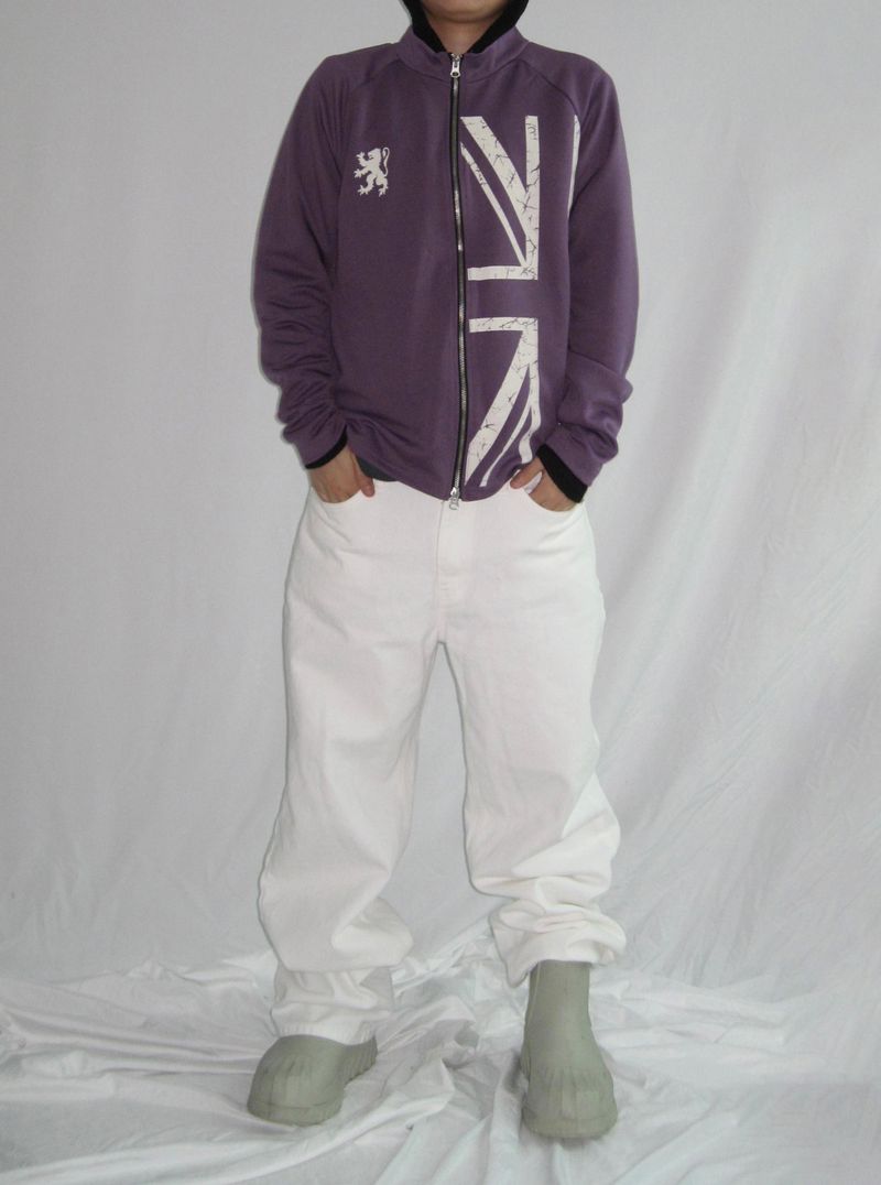 U.K Slim Fit Jersey Zip-Up (2 Colors)