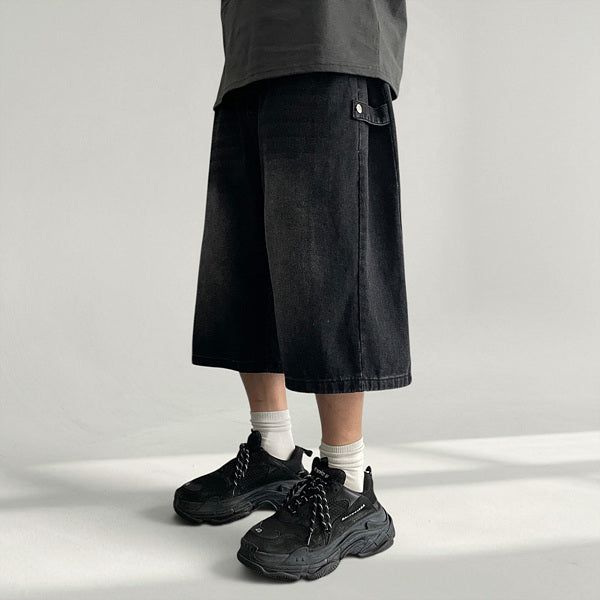 voarc（ボアク）の「Ake waistband side snap denim Bermuda pants (3 colors)（Pants）」