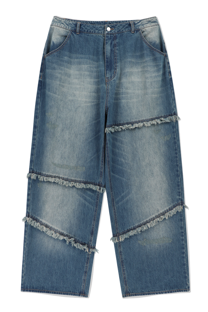 REPAIRED WIDE JEAN