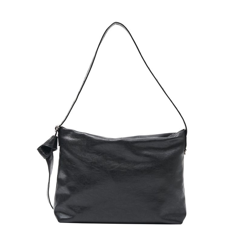 ホーボーレザークロスショルダーバック (BLACK)