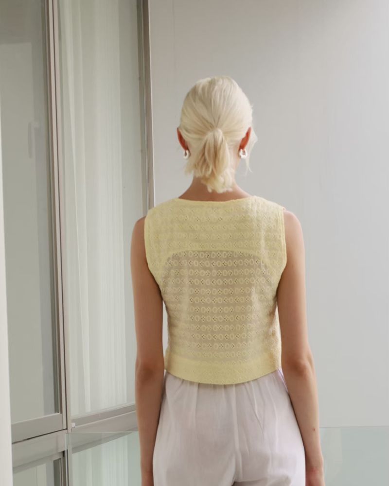 EVIE kimber VEST YELLOW