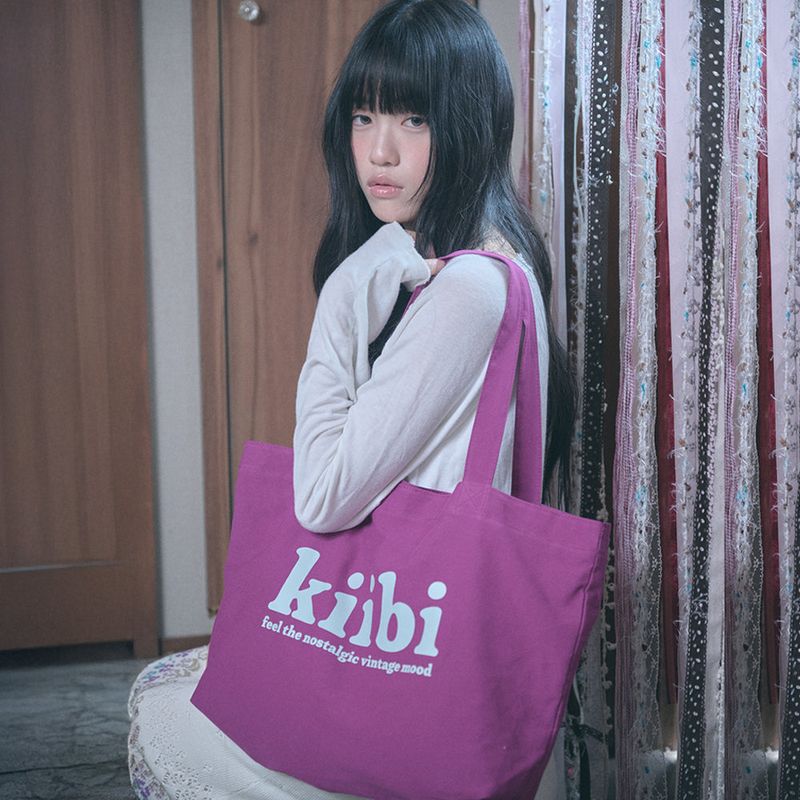 kiibi（キイビ）の「ビッグ ポケット ショルダーバッグ パープル（バッグ）」