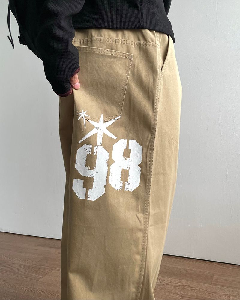 Tork Print Cotton Pants