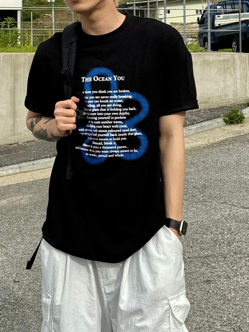 Clover lettering short sleeve T 4C
