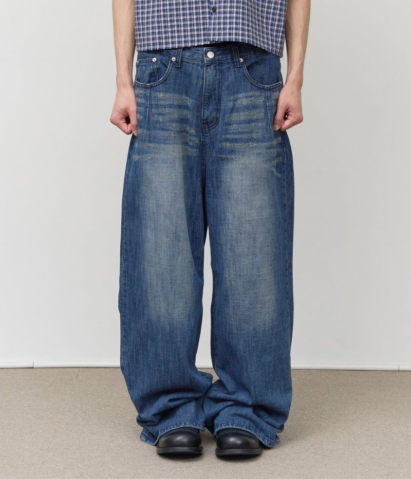 HIFIFNK(ハイファイファンク)の「Sord Damage Slub Denim(Pants)」