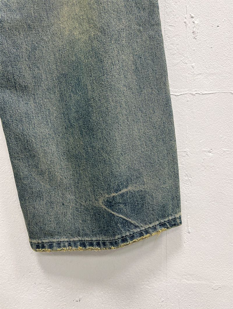 BACK POCKET WIDE JEANS
