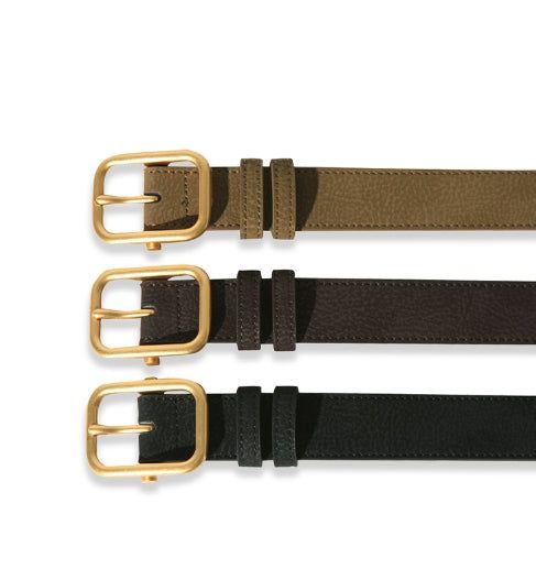 Cloney Square Leather Belt