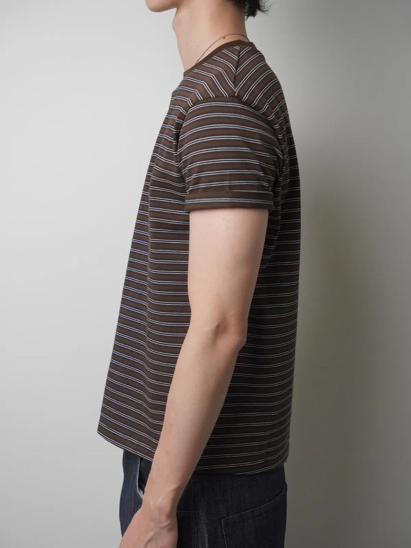 TP9 Slim-Fit Cropped Striped Top