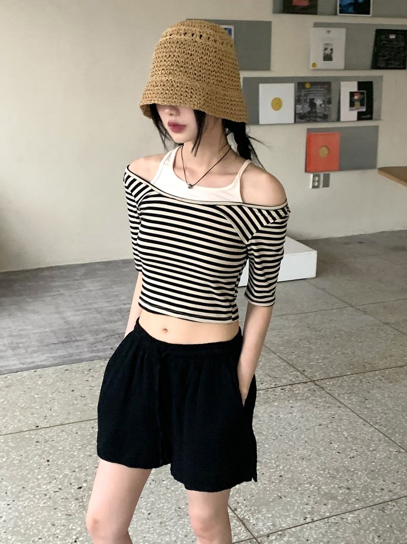 Wako summer straw bungee bucket hat