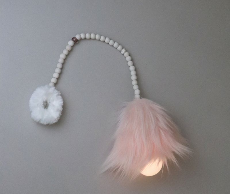 pink hairy light