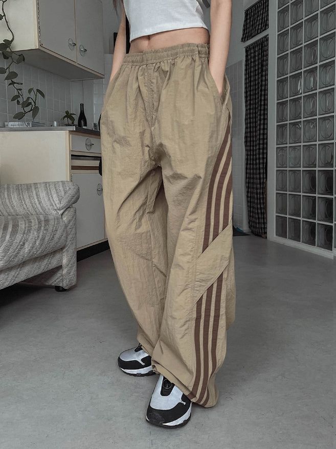 Curve Track Bridge Nylon Pants